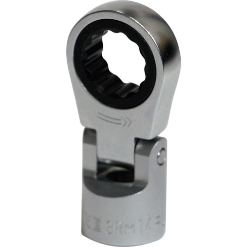 ＴＯＮＥ　フレックスラチェットめがねソケット　対辺寸法１４ｍｍ　差込角９．５ｍｍ＿