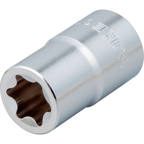 ＴＯＮＥ　Ｅ型トルクスソケット　呼びＮＯ．Ｅ６　差込角９．５ｍｍ＿