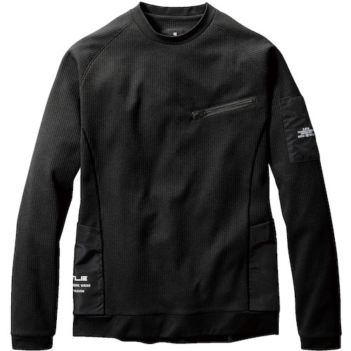 バ－トル　エンジニアシャツ　４０８０－３５－Ｌ　ブラック＿