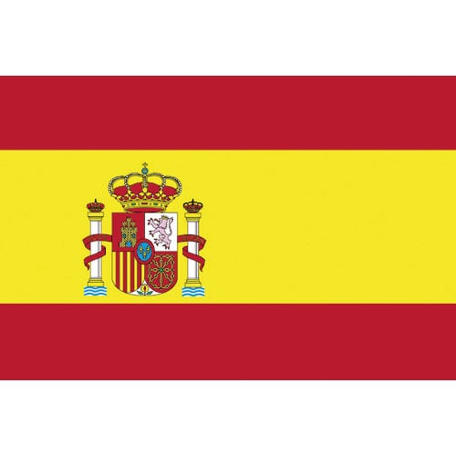 東京製旗 国旗No.1(70×105cm) スペイン(紋章入)_