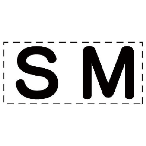 ユニット カッティング文字 SM・マーキングフィルム_