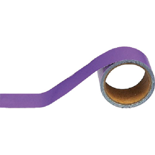 ユニット　配管識別テープ　紫（小）・アルミ・５０ｍｍ幅Ｘ５ｍ＿