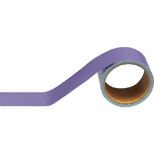ユニット　配管識別テープ　灰紫（小）・アルミ・５０ｍｍ幅Ｘ５ｍ＿