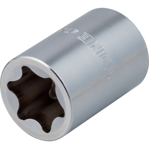 ＴＯＮＥ　Ｅ型トルクスソケット　呼びＮＯ．Ｅ２２　差込角１２．７ｍｍ＿
