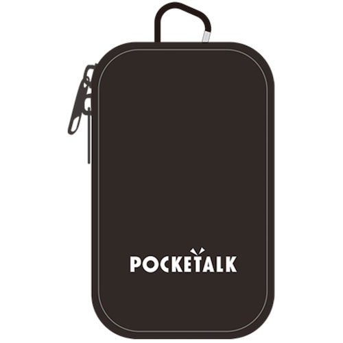 ソースネクスト　ＰＯＣＫＥＴＡＬＫ　（ポケトーク）　Ｓ　Ｐｌｕｓ　専用ポーチ（ブラック）　ＰＴＳＰ－＿