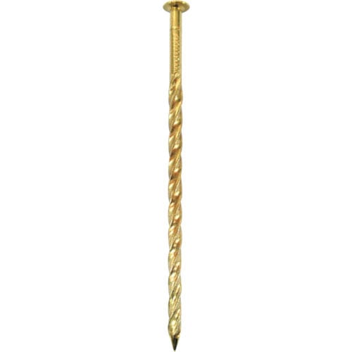 ダイドーハント　ＳＰ真鍮スクリュー釘丸頭４００ｇ　＃１２×７５＿