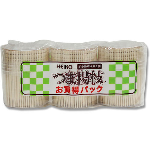 ＨＥＩＫＯ　ヘイコー　つま楊枝　３個パック　３個入り＿