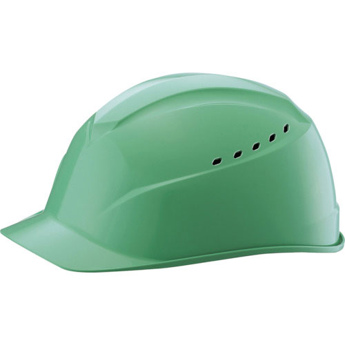 タニザワ　エアライトＳ搭載ヘルメット（アメリカンタイプ・溝付・通気孔付）　帽体色：グリーン＿