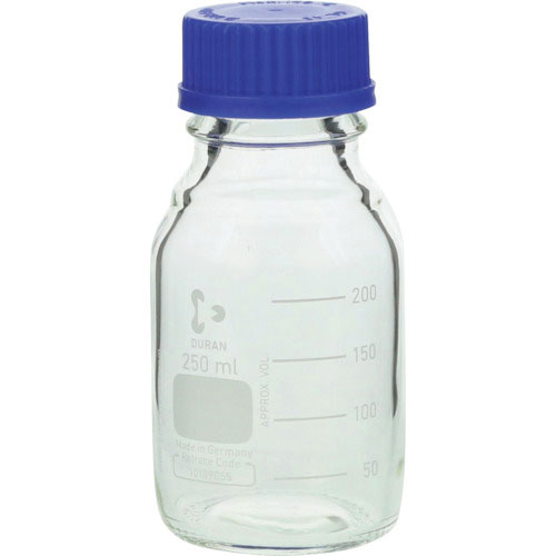 ＳＩＢＡＴＡ　ねじ口びん　２５０ｍｌ　青キャップ付＿
