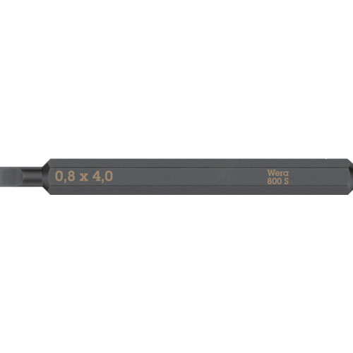 Ｗｅｒａ　貫通専用差替ビット　マイナス４．０×０．８ｍｍ＿
