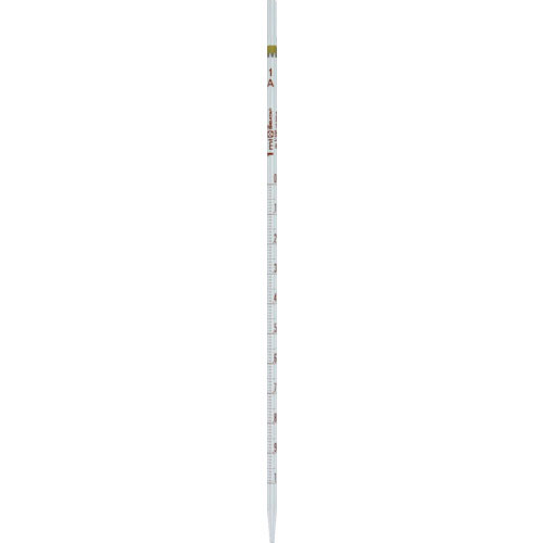 ＳＩＢＡＴＡ　メスピペット　中間目盛　スーパーグレード　１ｍＬ　黄＿
