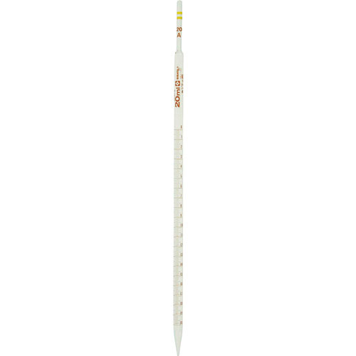 ＳＩＢＡＴＡ　メスピペット　中間目盛　スーパーグレード　２０ｍＬ　黄２本＿