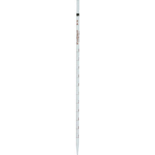 SIBATA メスピペット 中間目盛 スーパーグレード 2mL 黒_