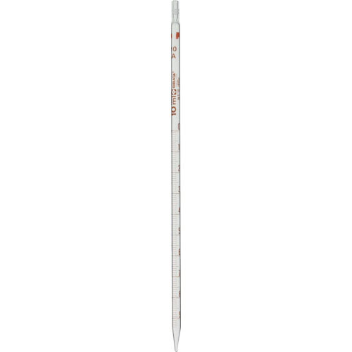 ＳＩＢＡＴＡ　メスピペット　先端目盛　スーパーグレード　１０ｍＬ　橙＿