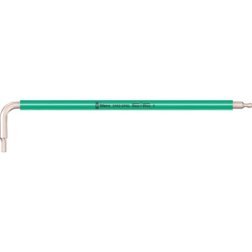 Wera 3950 SPKL Hex-Plus ステンレス六角レンチ 2.0 turquoise_