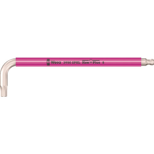 Wera 3950 SPKL Hex-Plus ステンレス六角レンチ 8.0 pink_