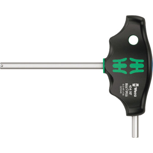 Wera 454 T型ハンドルヘックスドライバー HF 6 x 100 mm_