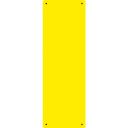 緑十字　スチール無地板　黄　スチール－６（黄）　３６０×１２０×０．８ｍｍ　平板＿
