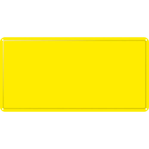 緑十字　スチール無地板　黄　スチール－１８（黄）　３００×６００×０．４ｍｍ　明治山型＿