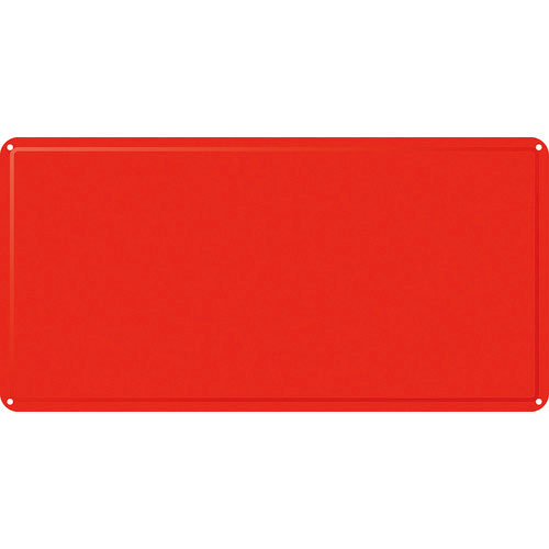 緑十字　スチール無地板　赤　スチール－１８（赤）　３００×６００×０．４ｍｍ　明治山型＿