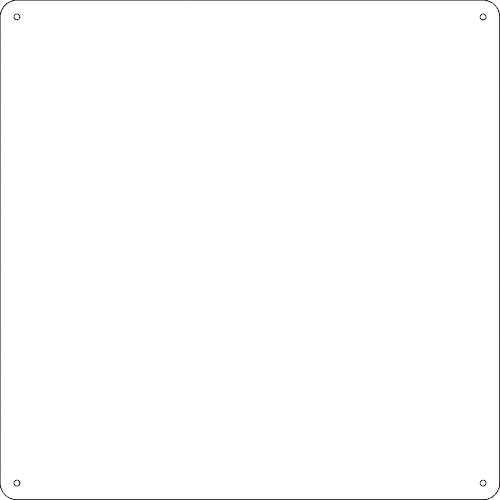 緑十字　スチール無地板　白　スチール－３４（白）　３００×３００×０．５ｍｍ　普通山型＿