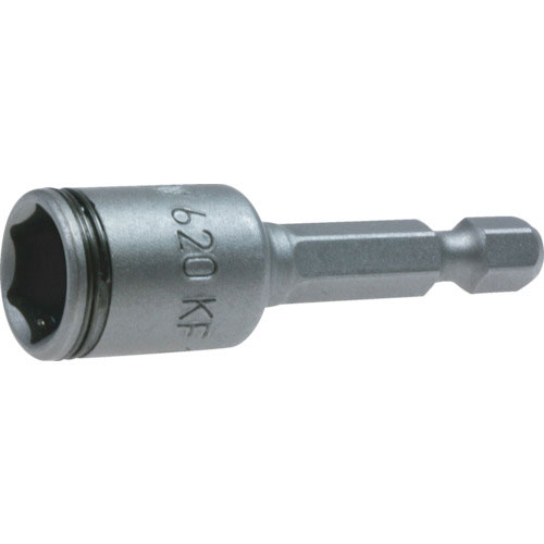 エーエスダブリュー　スプリングピン式ソケットビット　差込角６．３５ｘ対辺７．０ｍｍ　全長５０ｍｍ＿