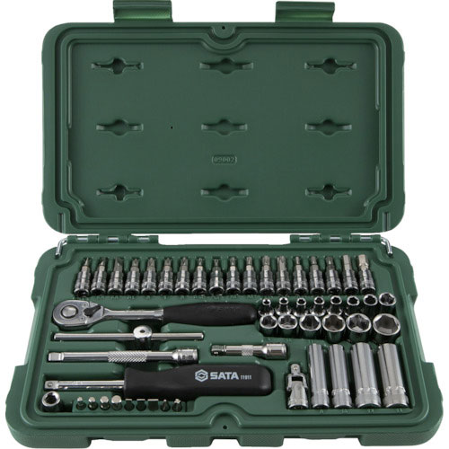 ＳＡＴＡ　１／４”ＤＲソケットレンチセット（６角タイプ）＿