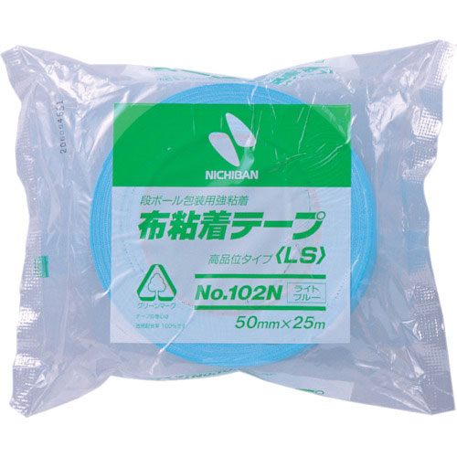 ニチバン 布粘着テープ102Nライトブルー50mmX25m_