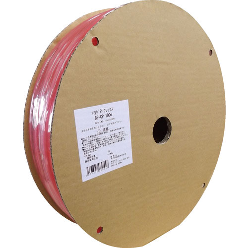 チヨダ　ポリウレタンチューブ　ＰフレックスチューブＣＰ（透明ピンク）１０ｍｍ／１００ｍ＿