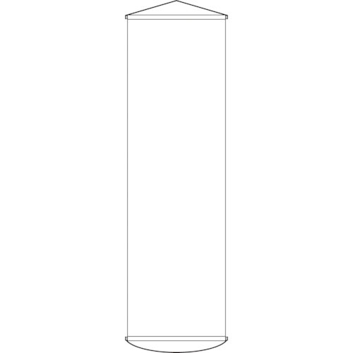緑十字 垂れ幕(懸垂幕) 白無地タイプ 幕100(白) 1500×450mm ナイロンターポリン_