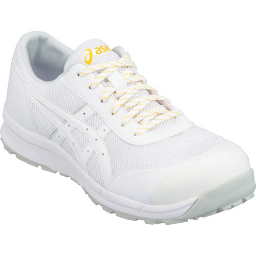 アシックス　静電気帯電防止靴　ウィンジョブＣＰ２１Ｅ　ホワイト×ホワイト　２４．５ｃｍ＿