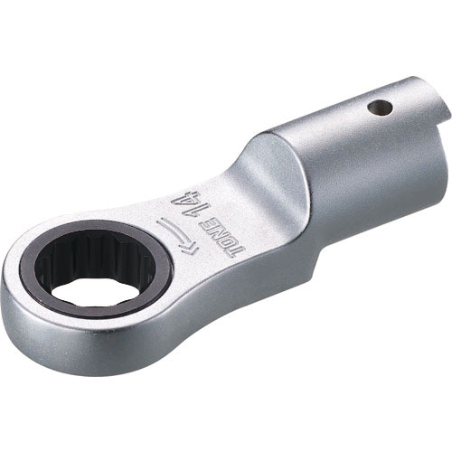 ＴＯＮＥ　トルクレンチ用交換ヘッド　差替式トルクレンチ用ラチェットめがねヘッド　全長７１．８ｍｍ＿