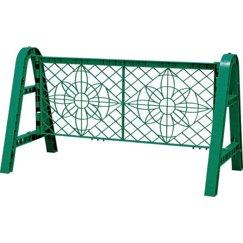 緑十字　バリケードフェンス　ＢＦ－Ａ　高さ７５０×幅１３４０ｍｍ　奥行６４５ｍｍ　脚部折りたたみ式＿