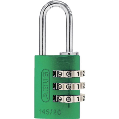 ＡＢＵＳ　ナンバー可変式南京錠　１４５－２０　グリーン＿