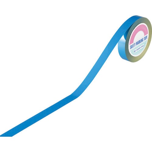 緑十字　ガードテープ（ラインテープ）　青　ＧＴＨ－２５２ＢＬ　２５ｍｍ幅×２０ｍ　再はく離タイプ＿