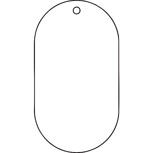 緑十字 バルブ表示札 白無地タイプ バルブ-200 90×50mm エンビ_