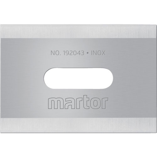 martor 替刃 10枚 INDUSTRIAL BLADE 192043 ステンレス_