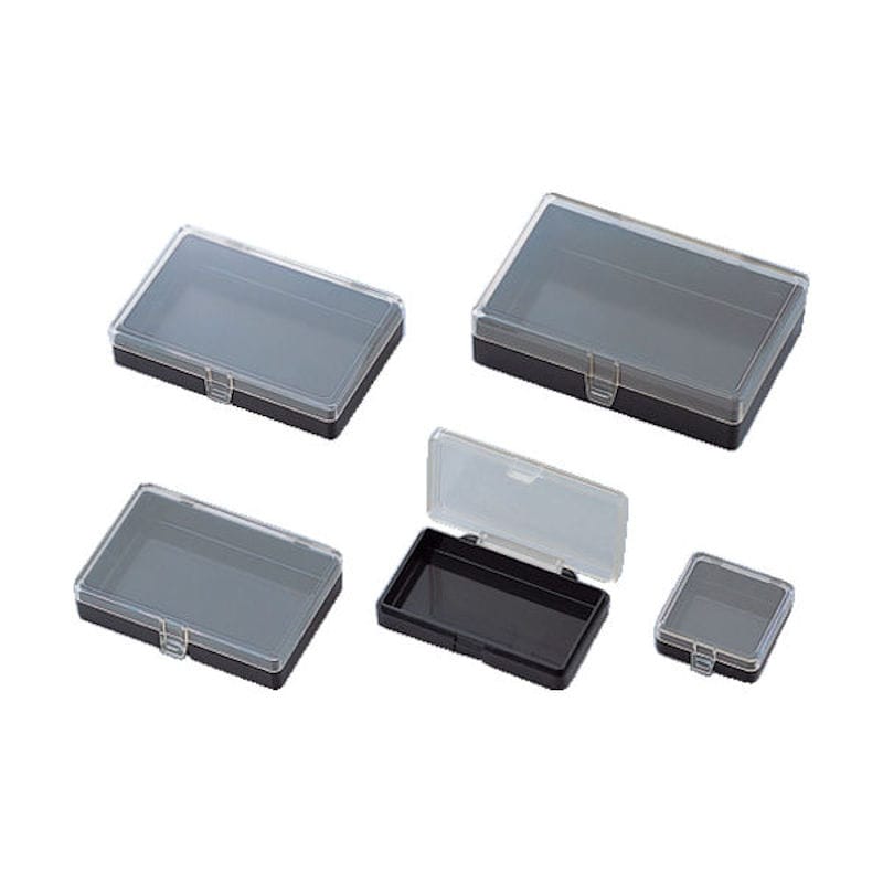 ＡＳ　ヒンジ付角型ケース（導電＋帯電防止）３Ｎ　（３０個入）＿