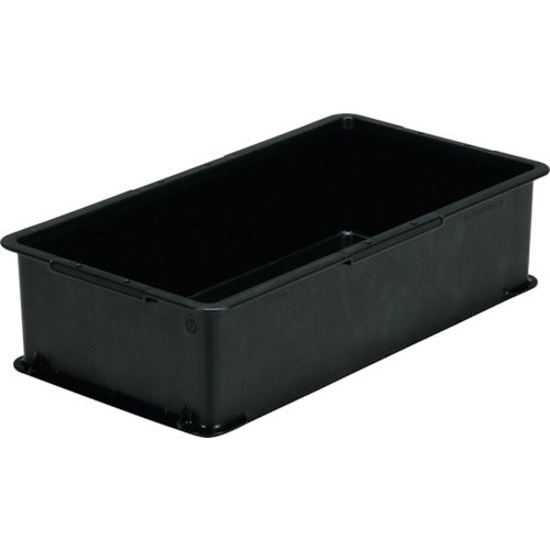 サンコー　導電性ボックス型コンテナー　２０２４２４　サンボックス＃２４－５　ブラック＿