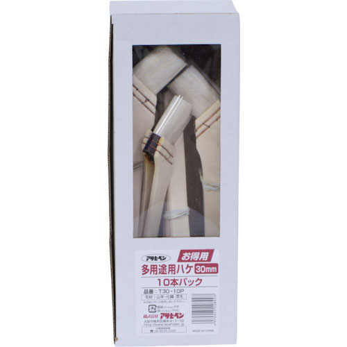 アサヒペン　お得用多用途用刷毛（Ｔ３０－１０Ｐ）１０本パック＿