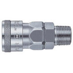 日東　ハイカプラ　鋼鉄製　ニトリルゴムＮＢＲ（ＳＧ）（めねじ取付用ソケット）相手側Ｒｃ１／４　耐圧力＿