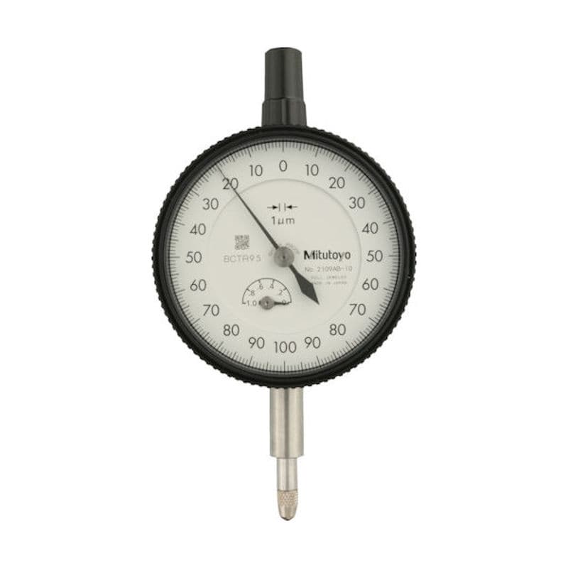 ミツトヨ　標準形ダイヤルゲージ（平裏ぶたタイプ）　測定範囲０～１ｍｍ　最小表示０．００１ｍｍ　目盛仕＿