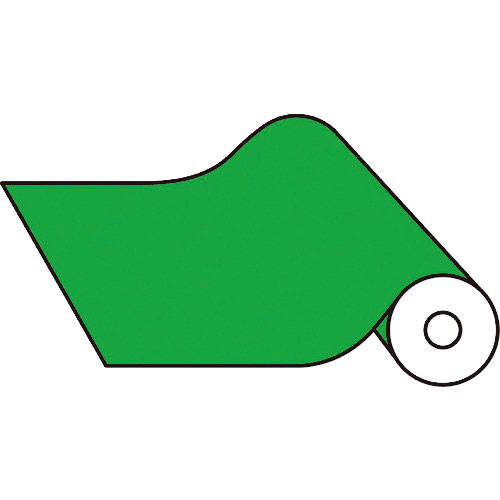 緑十字　カッティング粘着シート　緑　カッティングシート－４２１Ｇ　４５０ｍｍ幅×１２ｍ巻　屋内用　エ＿