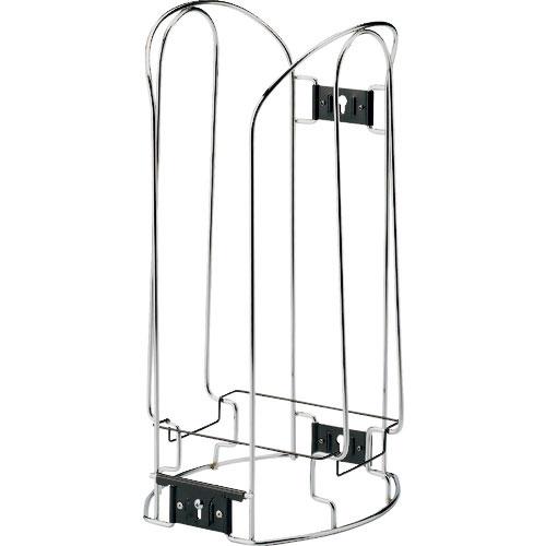 緑十字 ヘルメットスタンド 5~6個収納 ST825 (ヘルスタンド) 高さ540×幅270mm 透_