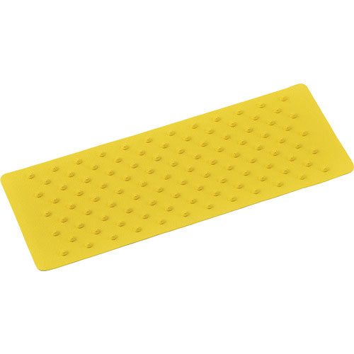 緑十字 滑り止めシート 黄 三段突起タイプ SVG-1540Y 150×400×5mm 合成ゴム製_