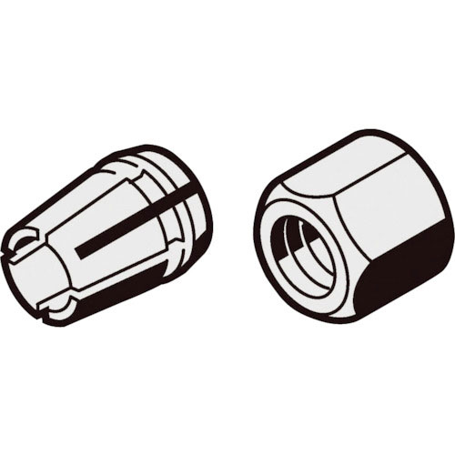 ボッシュ コレットナットセット1/4_