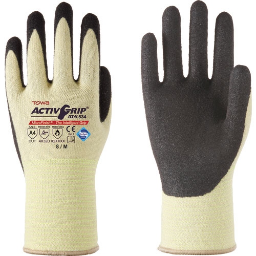 トワロン 耐切創手袋 ActiveGrip ATA534 M_
