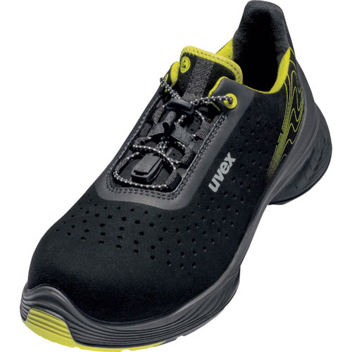 UVEX uvex1 G2 パーフォレーテッド ローシューズ 25.5cm S1 SRC ブラック/ライム_