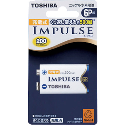 東芝　ニッケル水素充電池ＩＭＰＵＬＳＥ　６Ｐ形＿