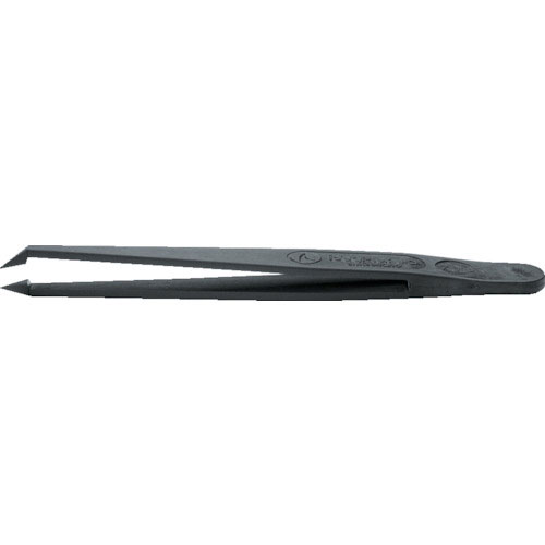 ｉｄｅａｌｔｅｋ　ＥＳＤプラスチック製ピンセット　１１０ｍｍ　先曲型＿